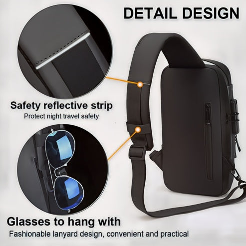 Multifunctional Chest Bag Random Color