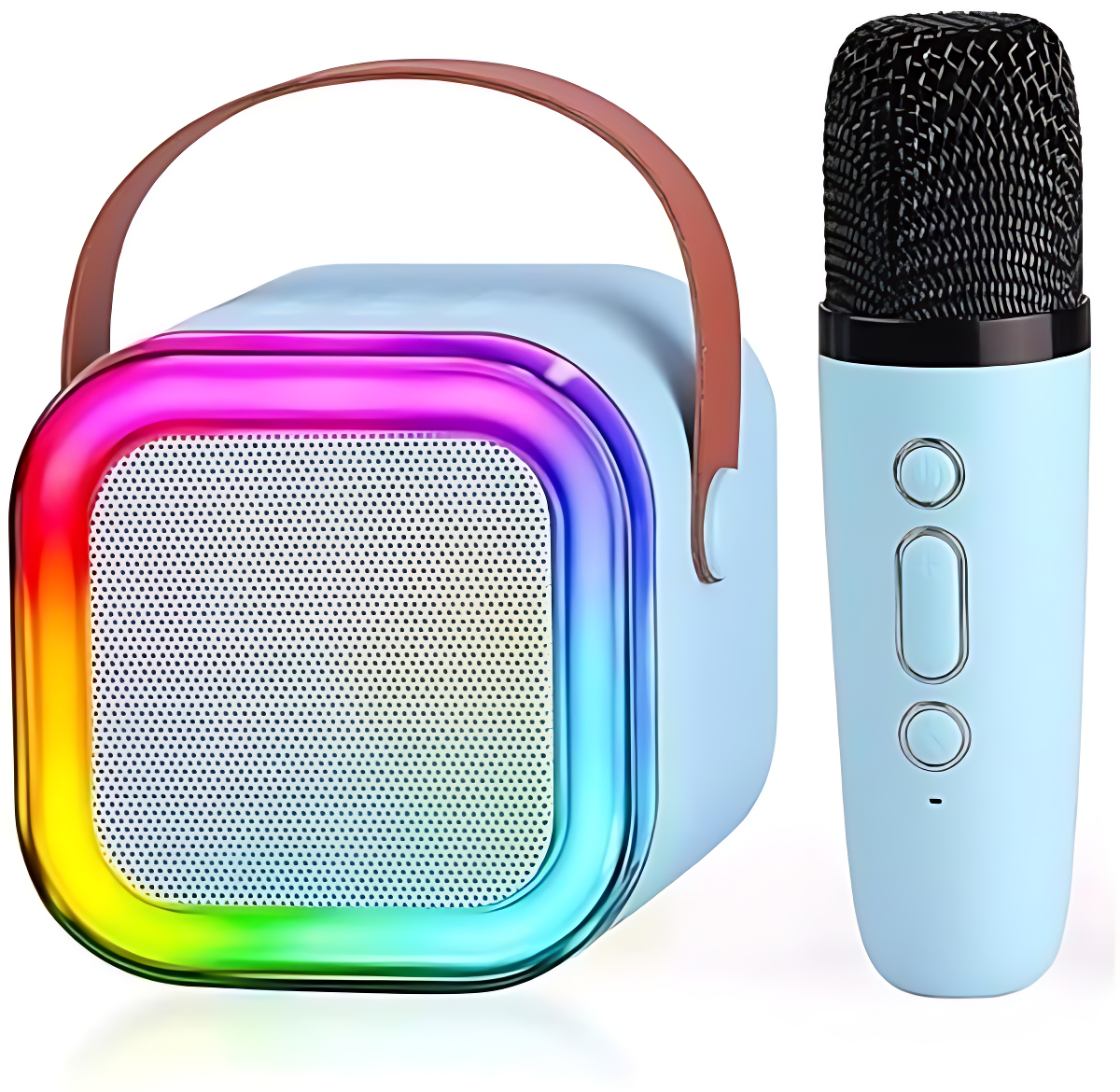 K12 Wireless Audio Microphone Bluetooth Speaker With Double Mic Random Color