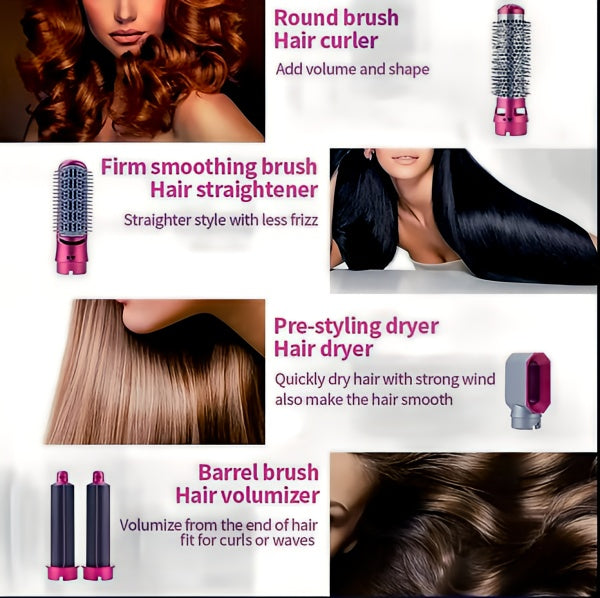 5 In 1 Electric Hair Dryer Brush