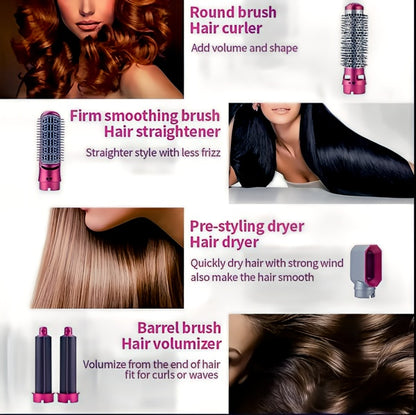 5 In 1 Electric Hair Dryer Brush