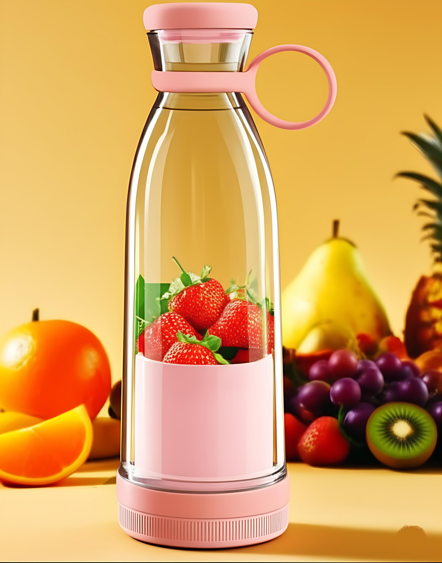 Mini Portable USB‑Rechargeable Juicer Blender