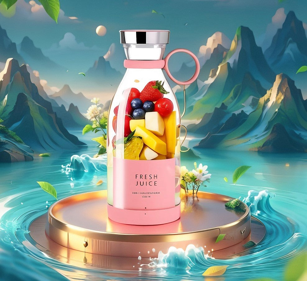 Mini Portable USB‑Rechargeable Juicer Blender