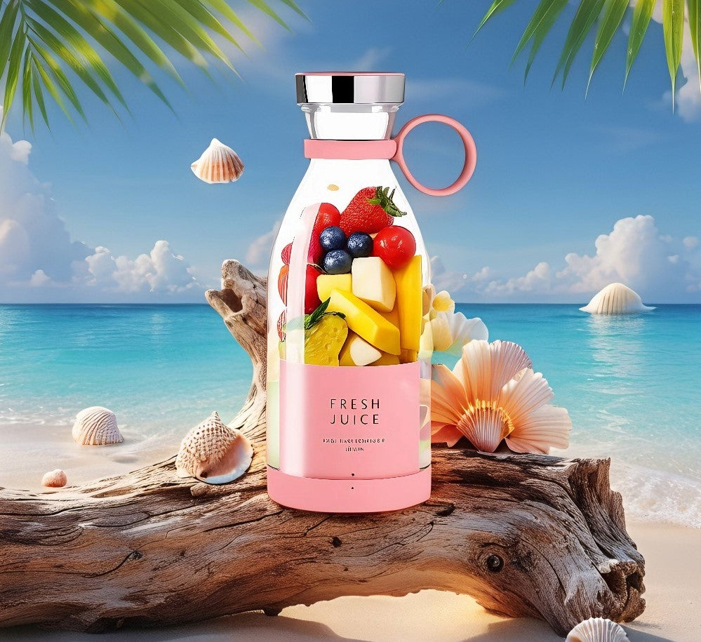 Mini Portable USB‑Rechargeable Juicer Blender