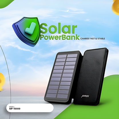 MP-10000 Airox Solar Power Bank – Your Sustainable Energy Solution