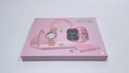 A58 Plus 6 In 1 Smartwatch For Women & Girls